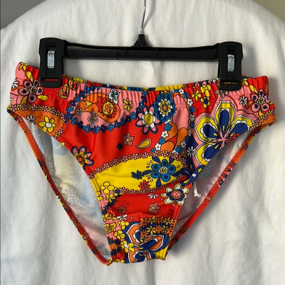MOSCHINO Men’s Floral Swim Briefs - Multicolor
